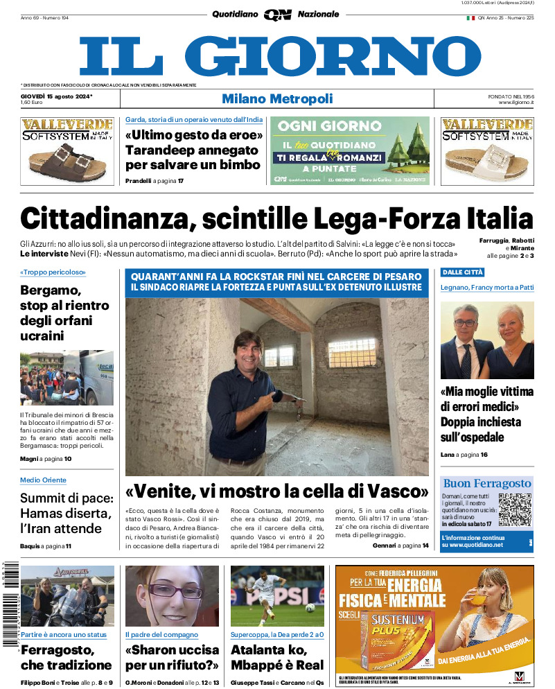 Prima-pagina-il giorno-edizione-di-oggi-20240815